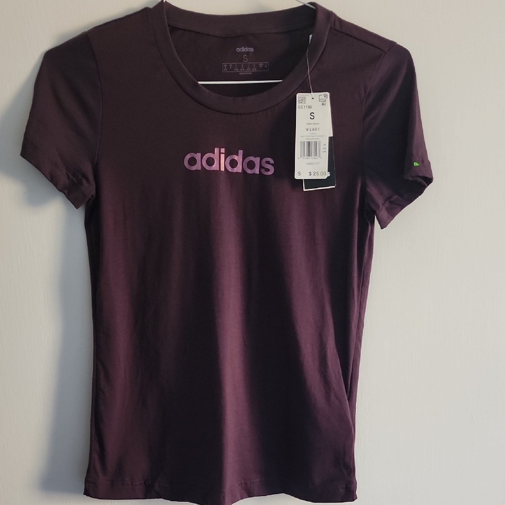 Fitted Purple Short Sleeve T-Shirt